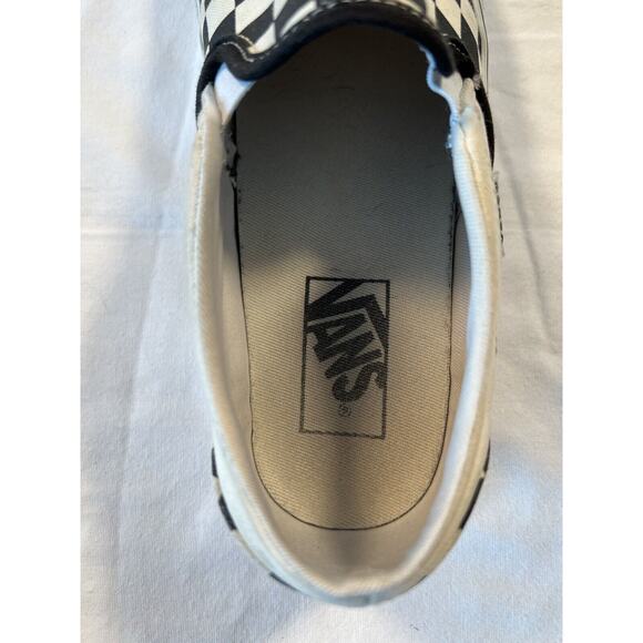 Vans Classic Slip On Sneakers Women's 6.5 Checkerboard Skateboarding Shoes - Picture 9 of 10